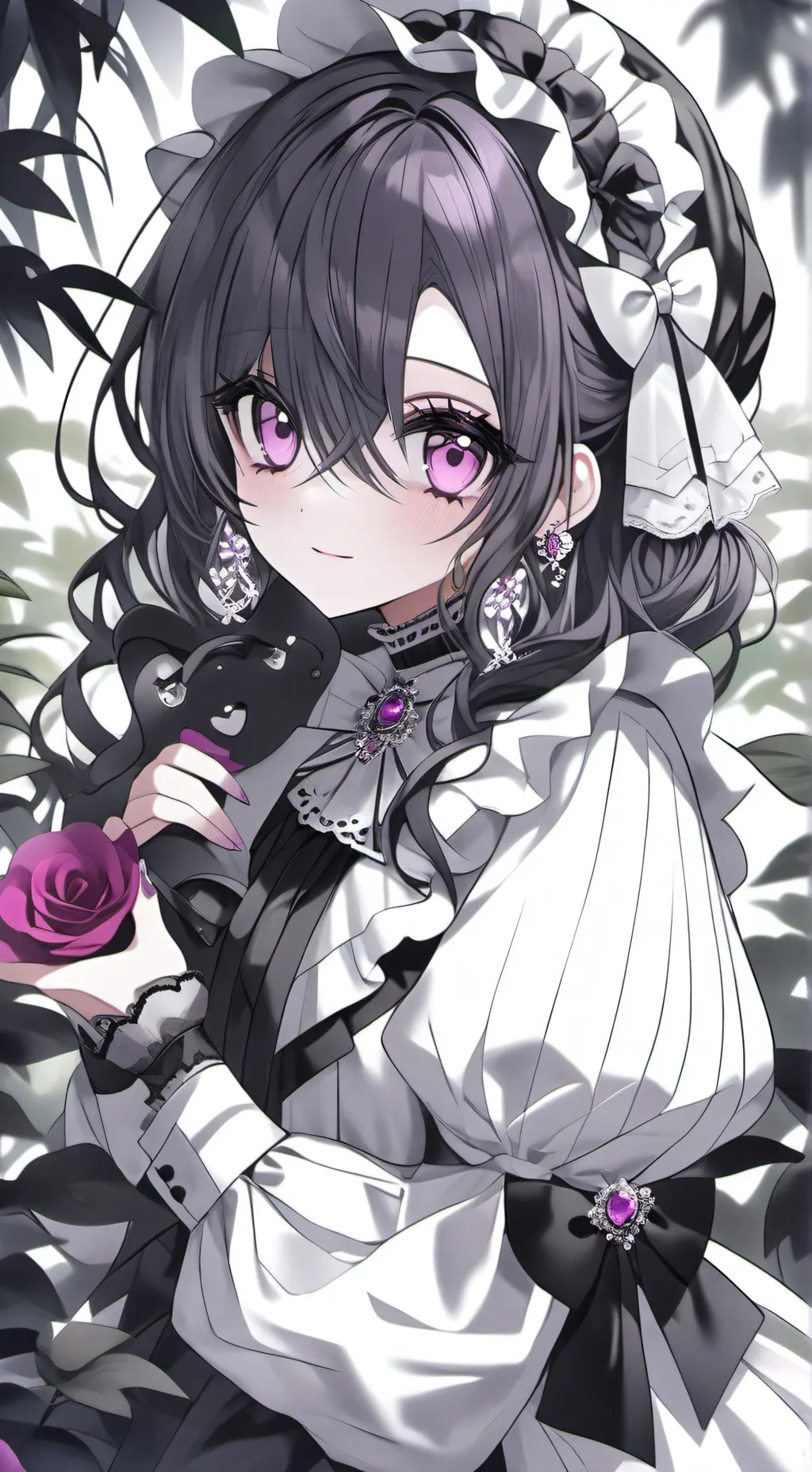 ai character: luna background