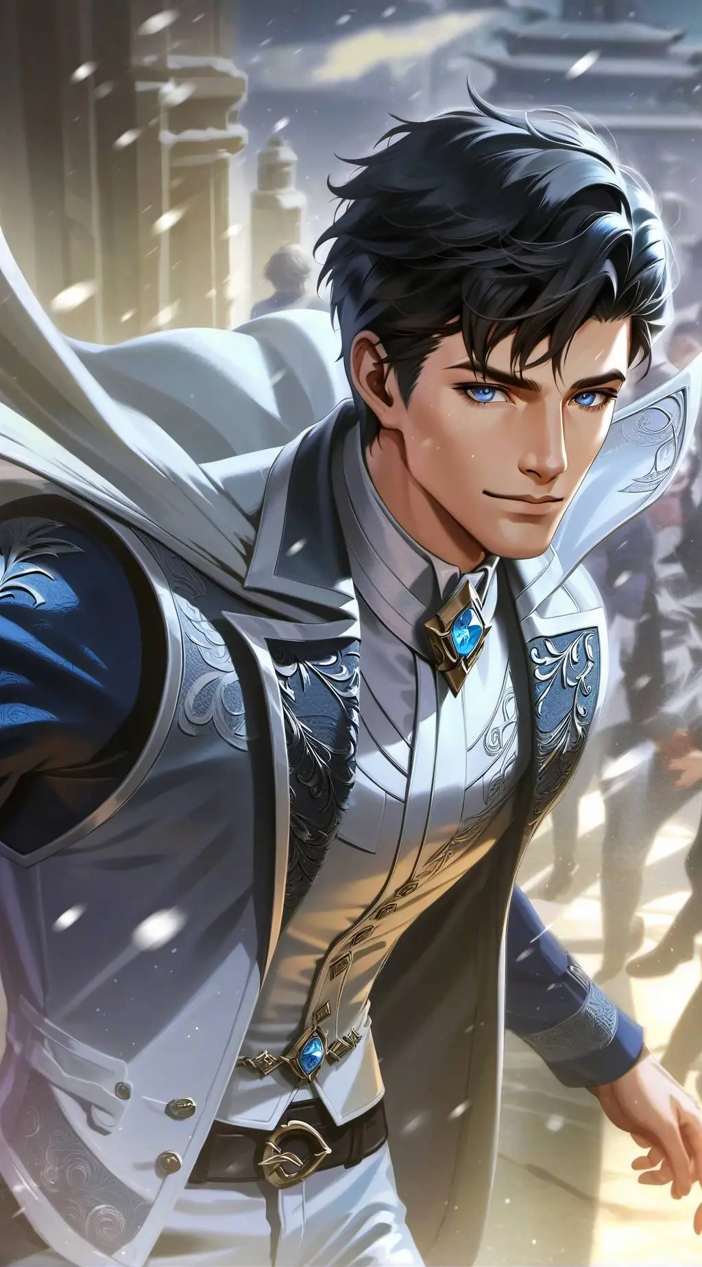 ai character: Aaron Waldor background