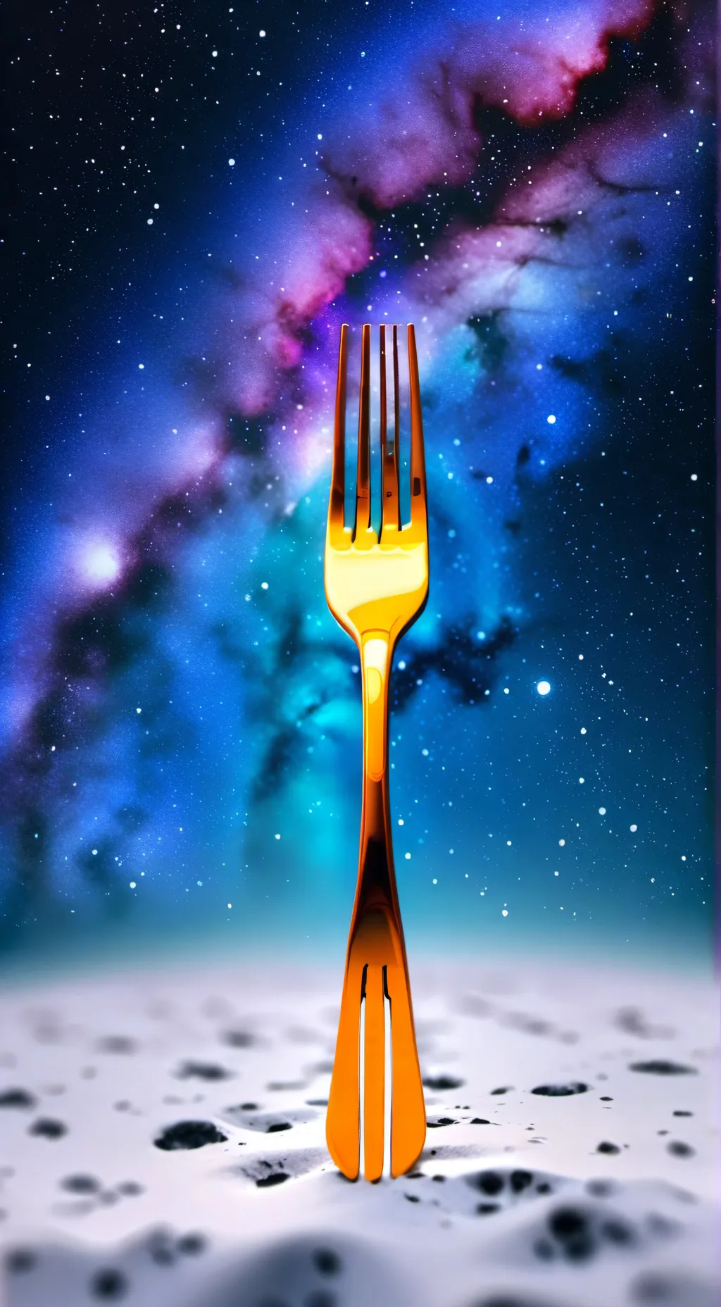 ai character: FORK OF GODS background