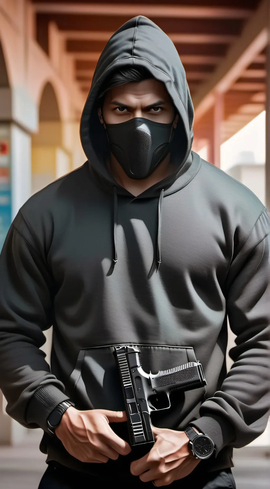 ai character: gangster background