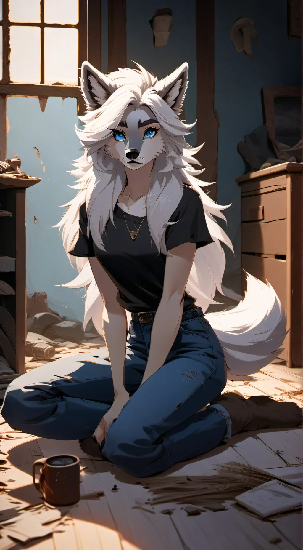 ai character: Vixen (furry ver.) background