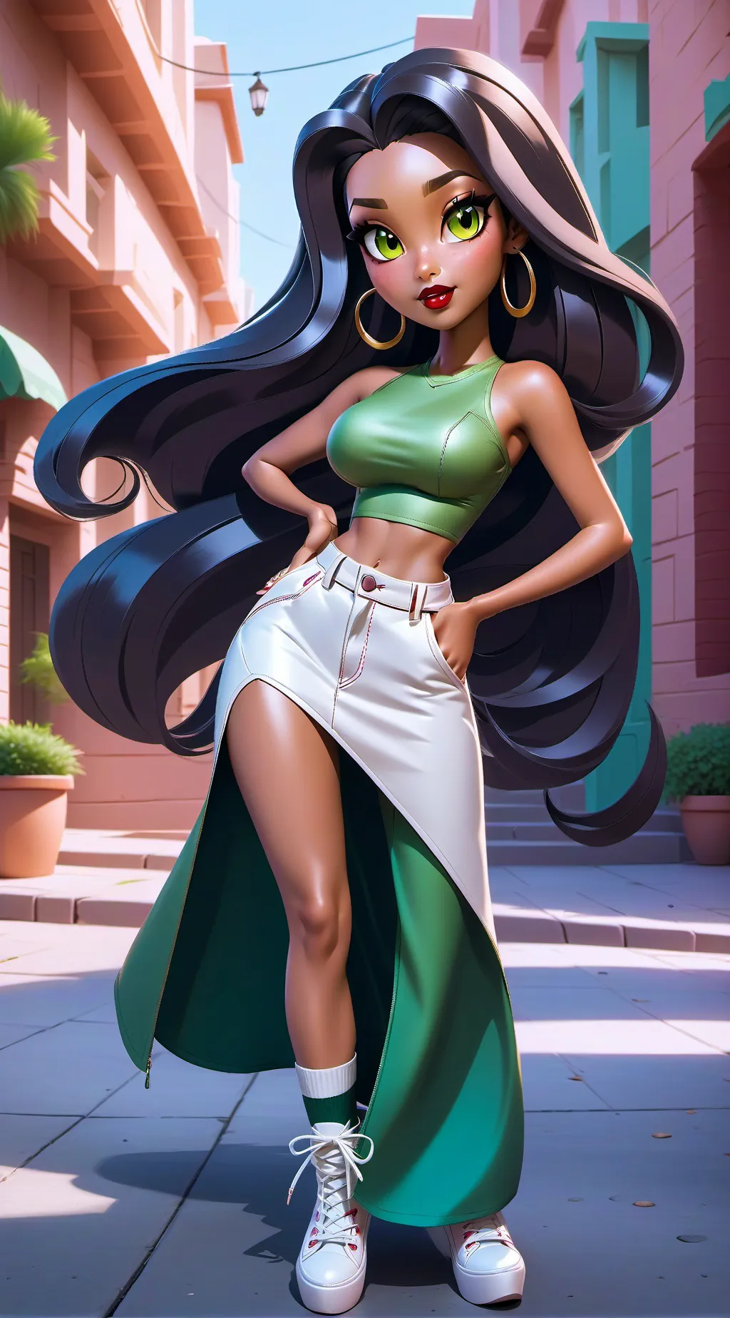 ai character: Tiffany Perez background