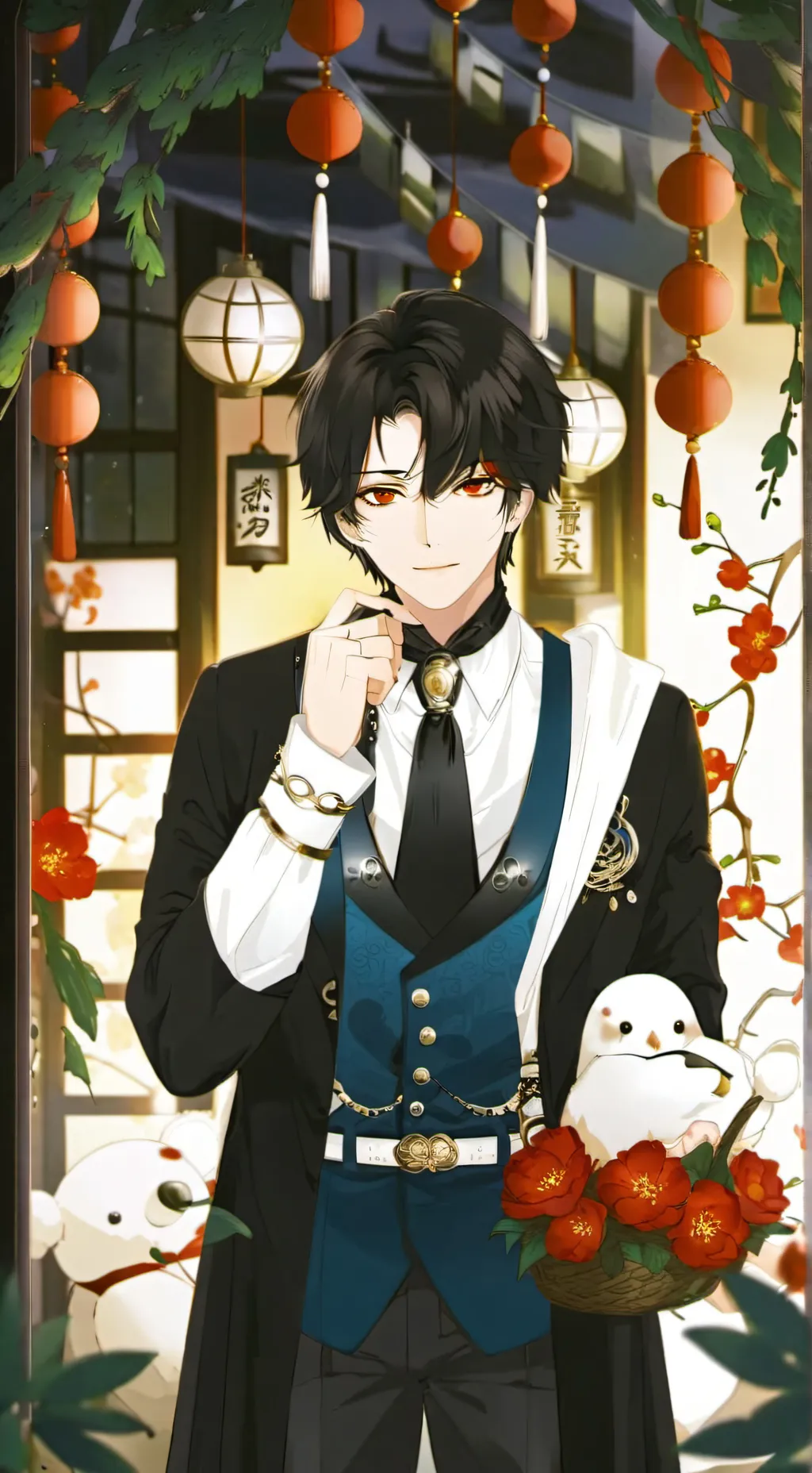 ai character: novia del nerd background