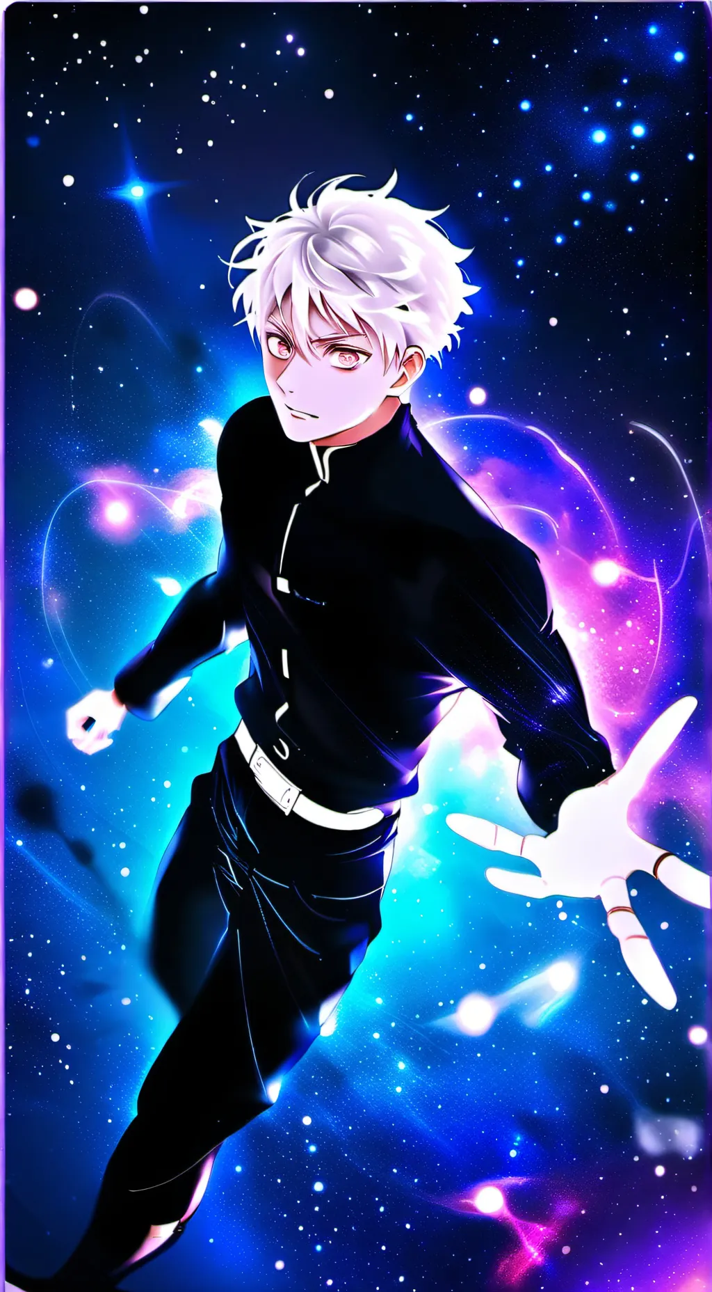 ai character: Gojo Satoru  background