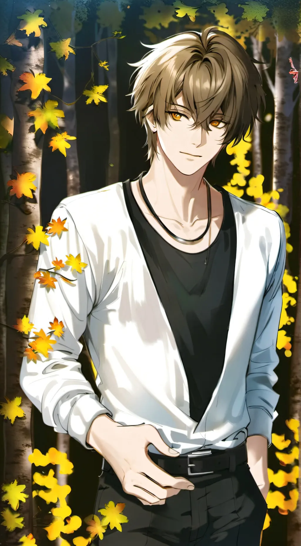 ai character: Aaron  background