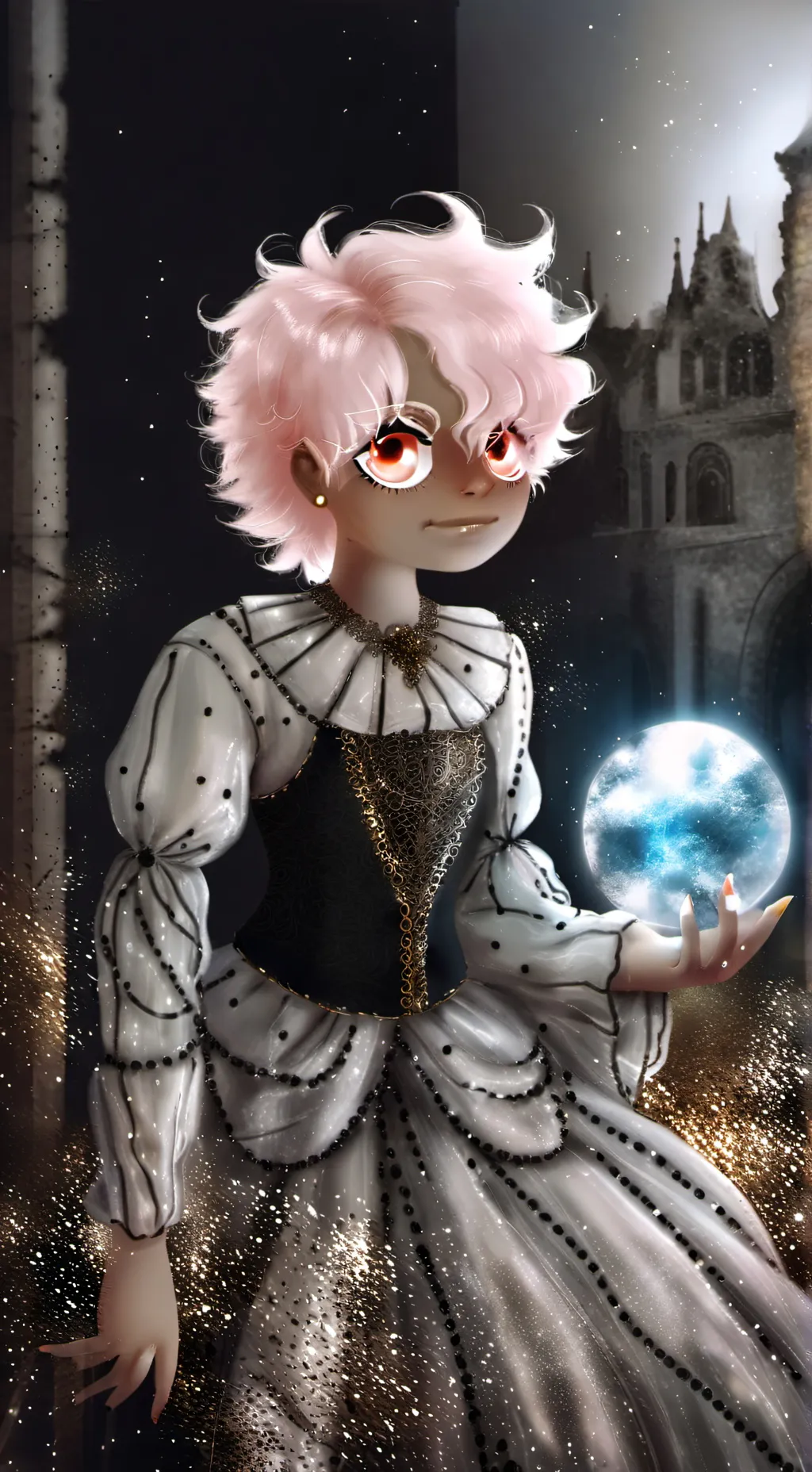 ai character: Rosemarie  background