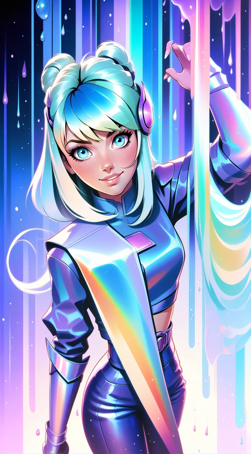 ai character: Gwendolyn M. Stacy background