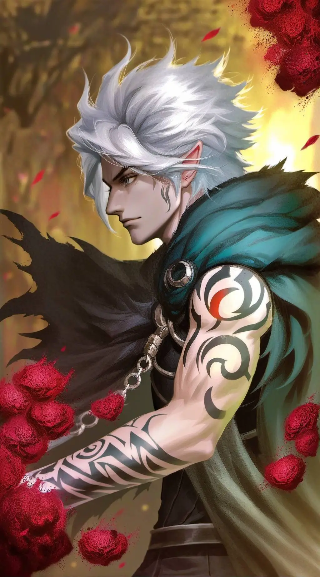 ai character: MHA evil boys background