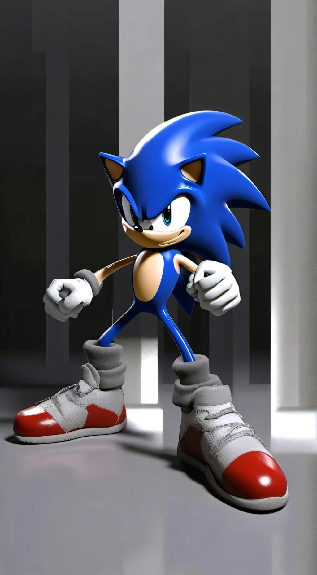 ai character: Sonic 3 vs Disney background
