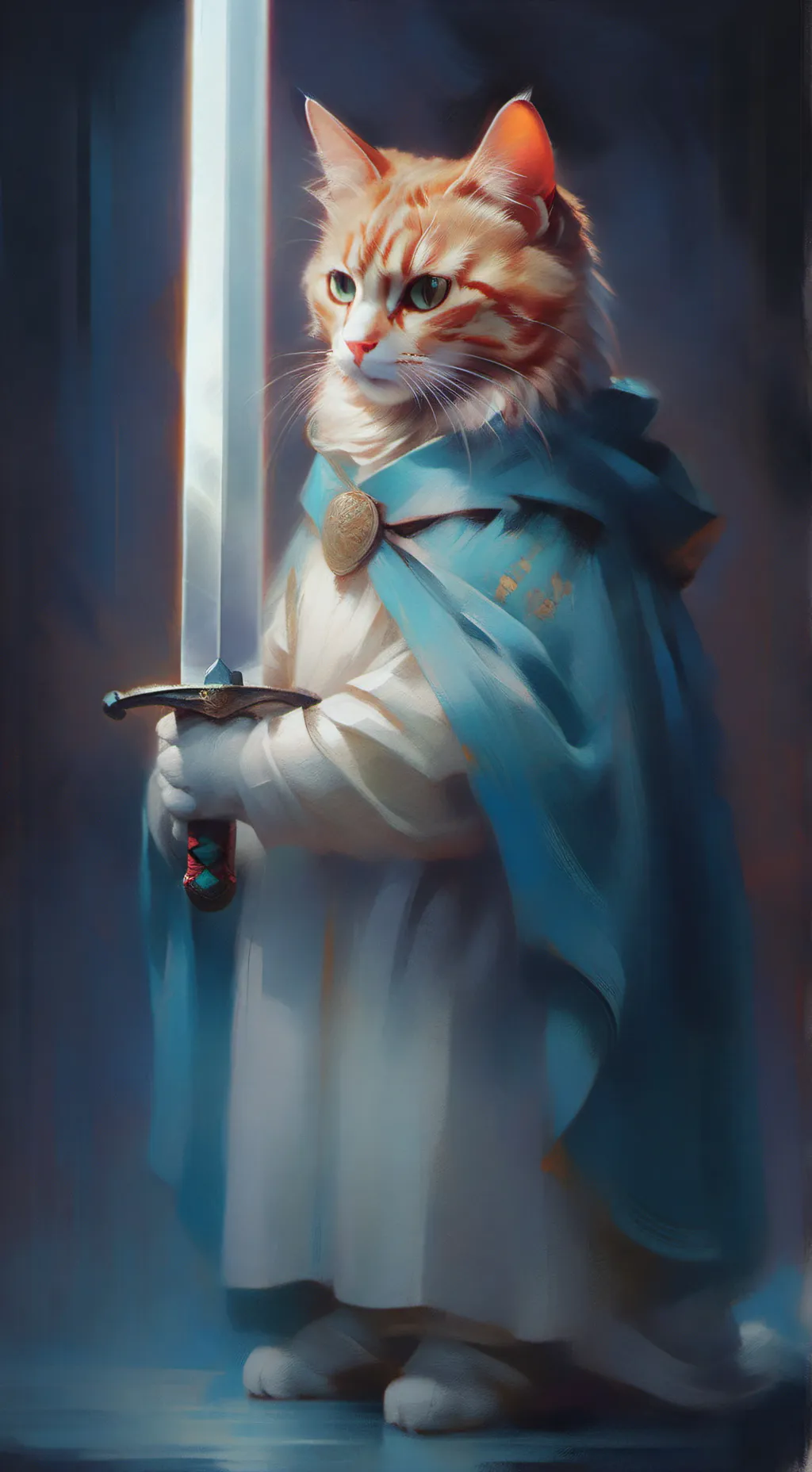 ai character: bad kitty background