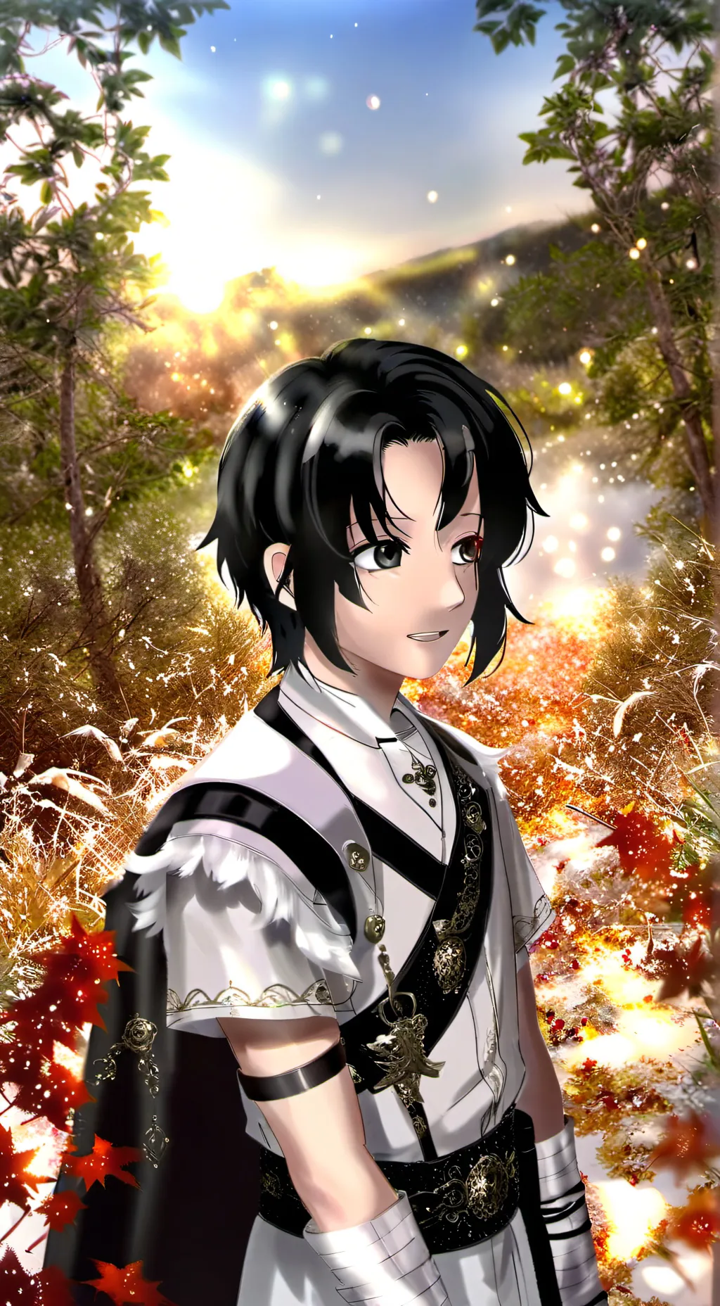 ai character: Michael ^^ background