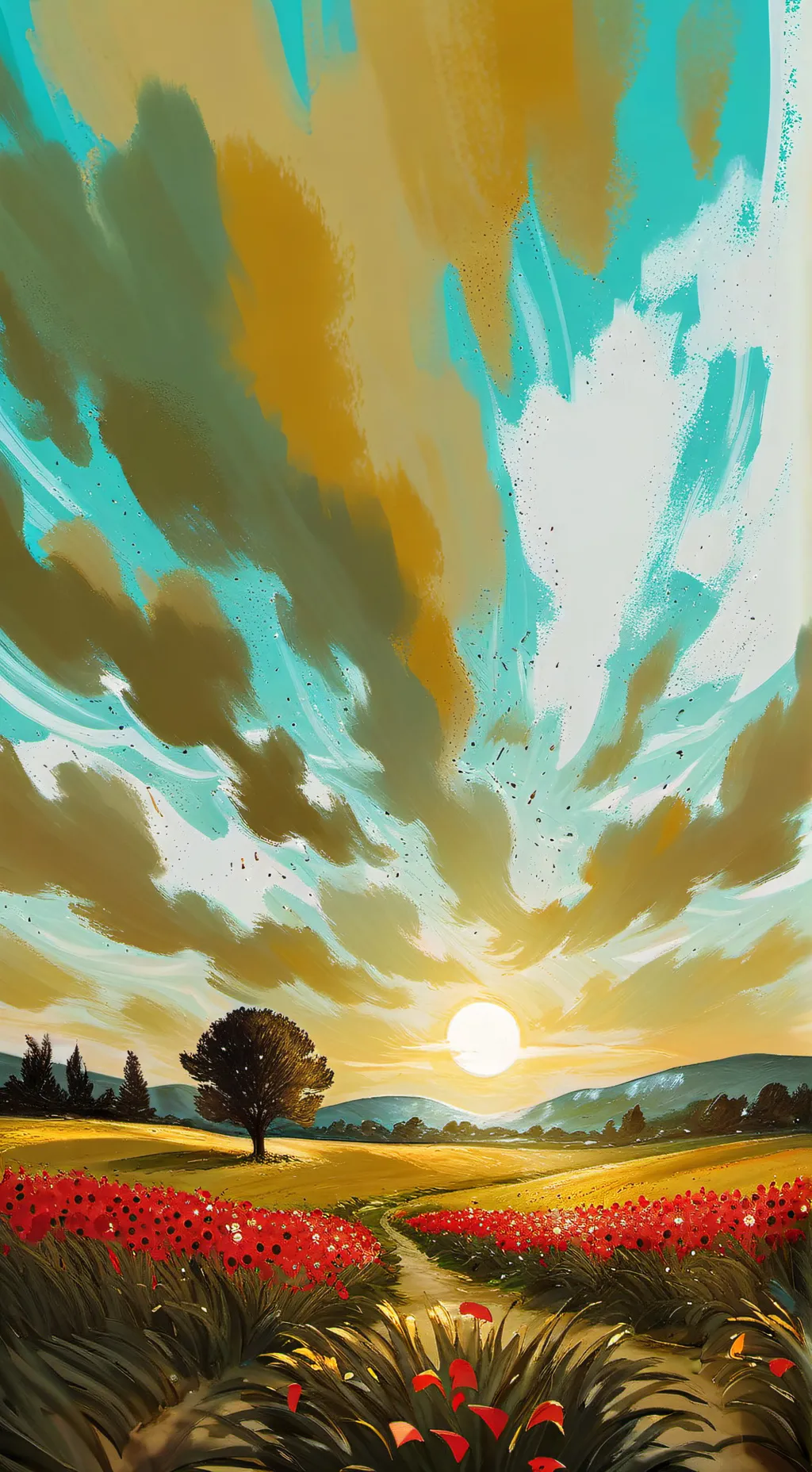 ai character: dog background