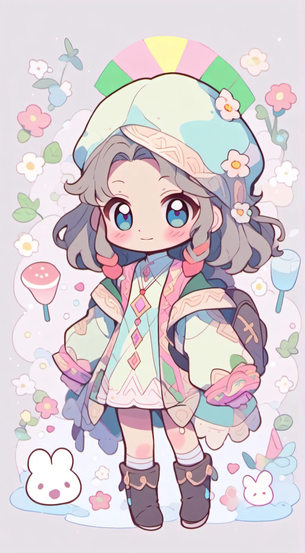 ai character: ~Tu hija^^~💗✨ background