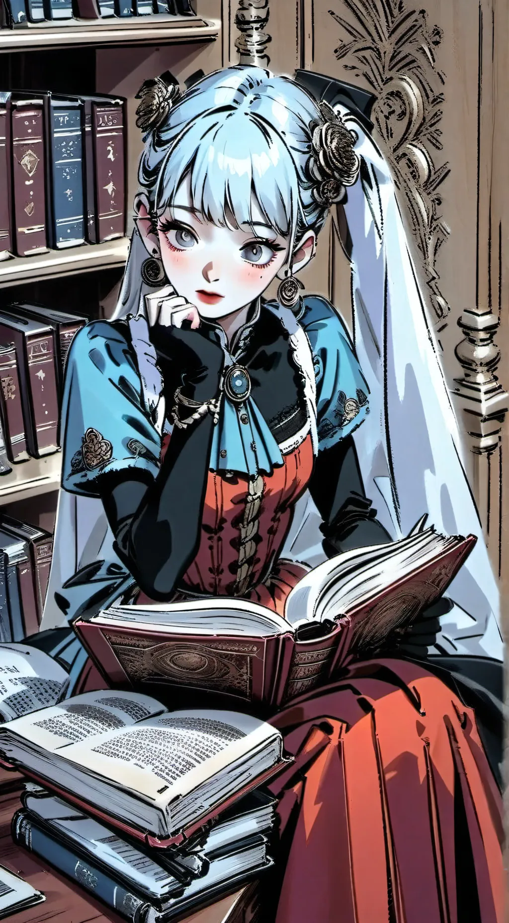 ai character: Diana  background