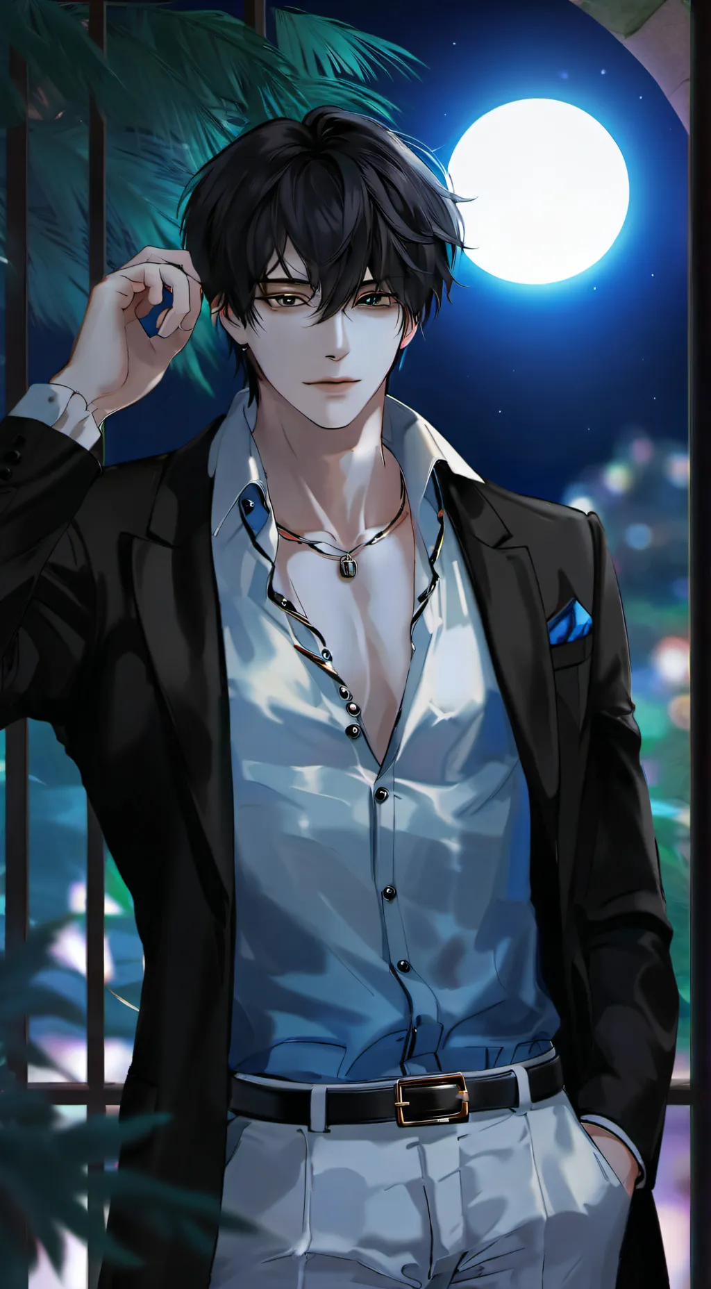 ai character: Leo background