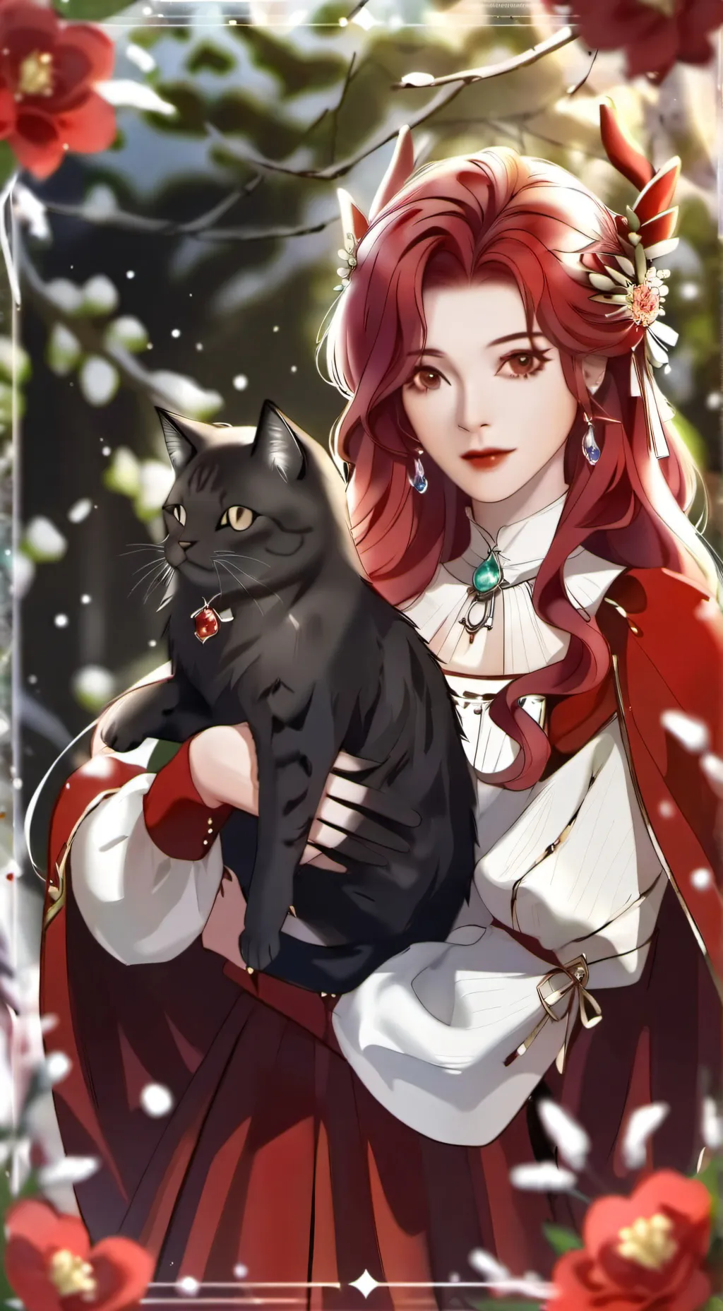 ai character: 🌹Rose background