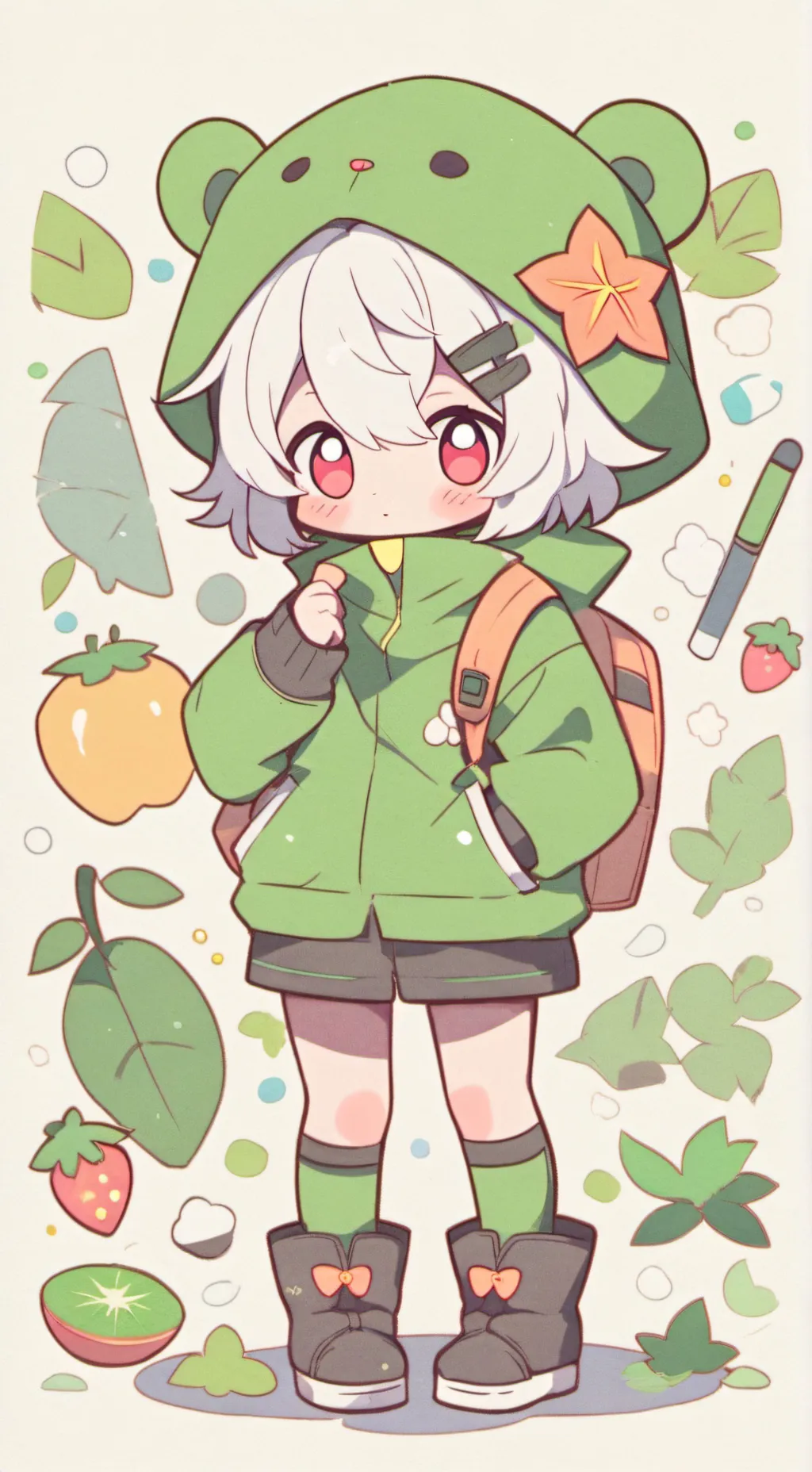 ai character: fefe×ambər background