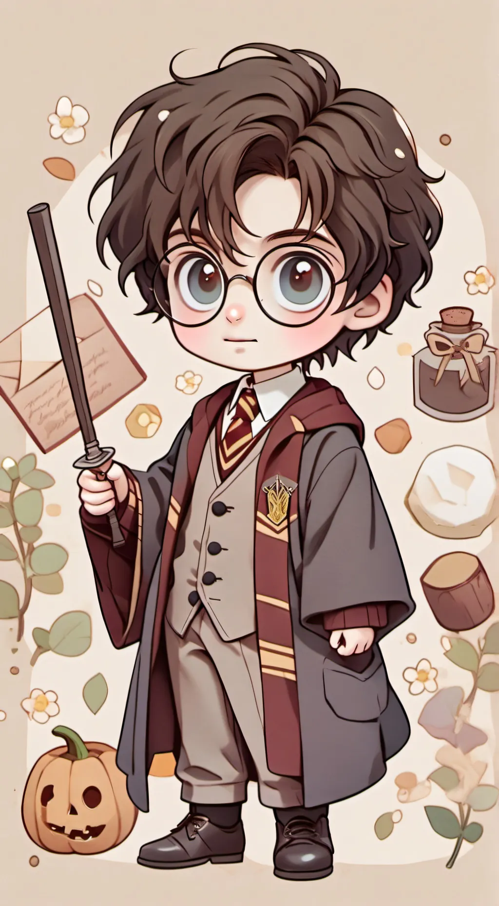 ai character: harry potter background