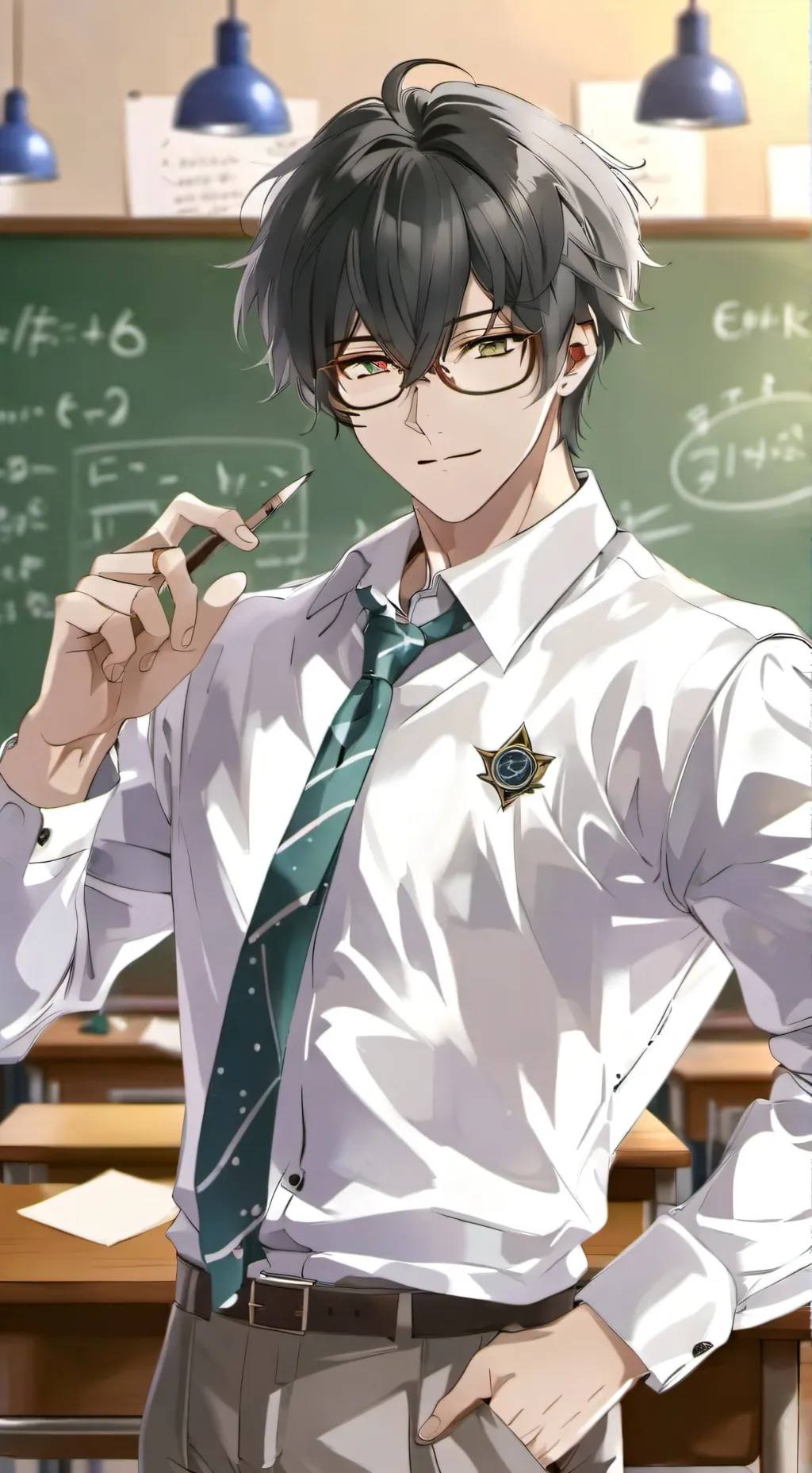 ai character: Mr Edwards  background