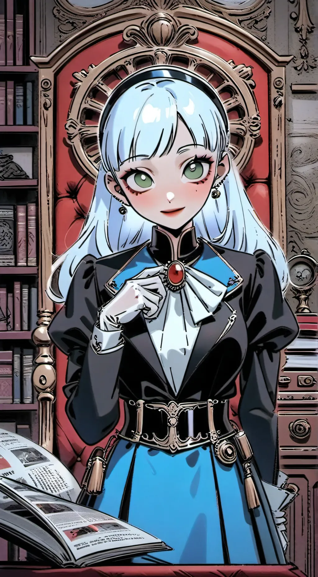 ai character: Lana  background