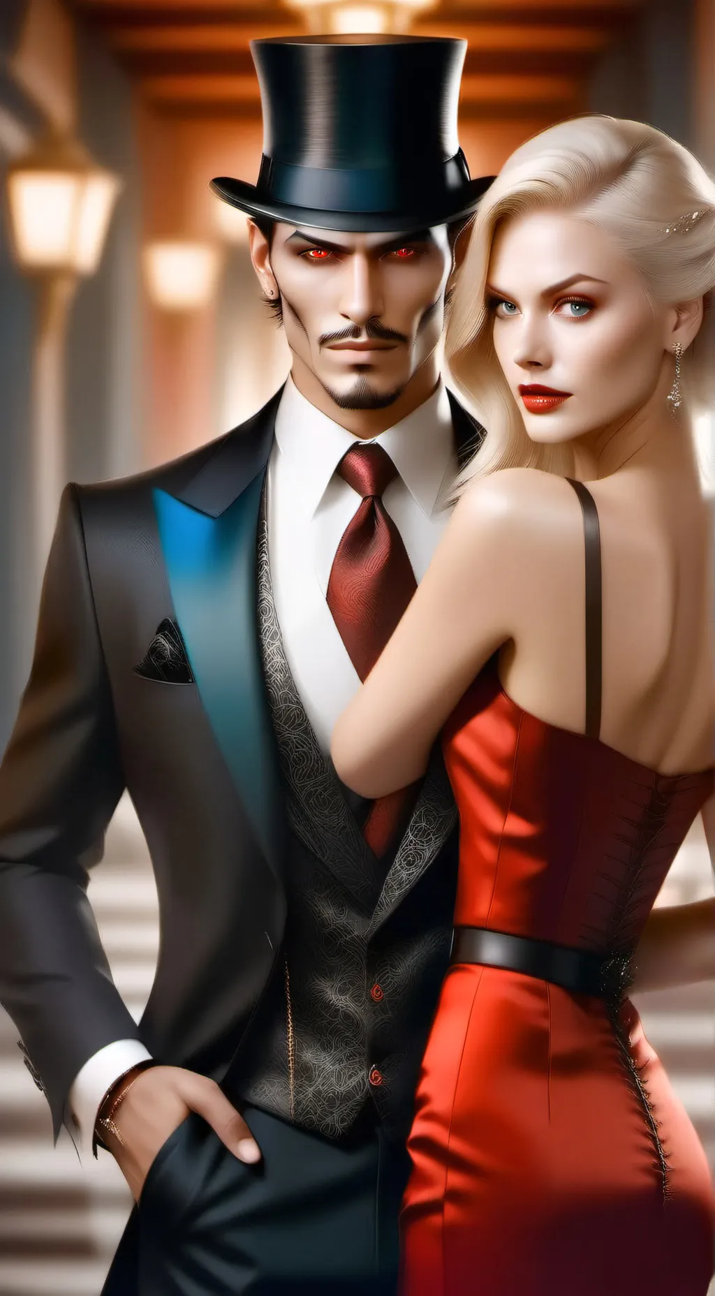 ai character: Muzan been bad boy background