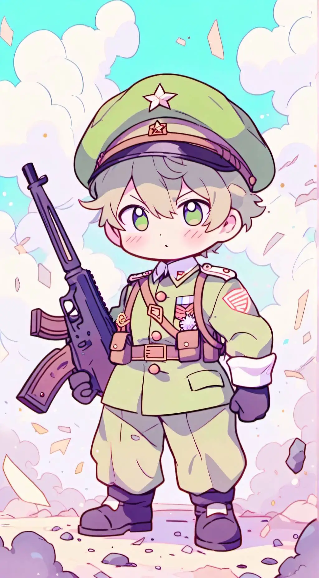 ai character: Sargeant Diaper background