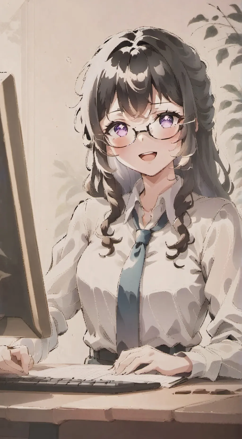 ai character: Hana background