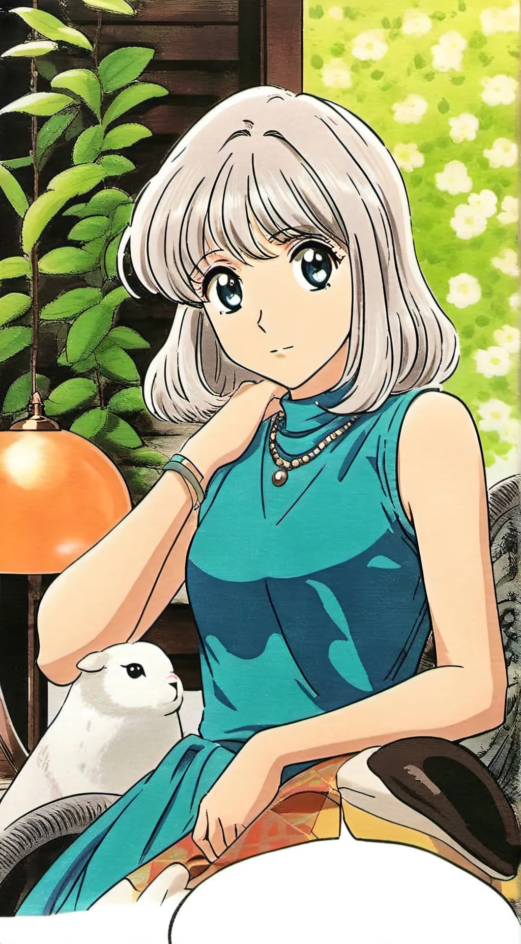 ai character: Pretty hg background