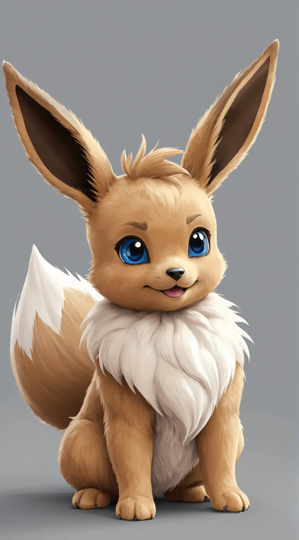 ai character: Shiny Eevee Romul background