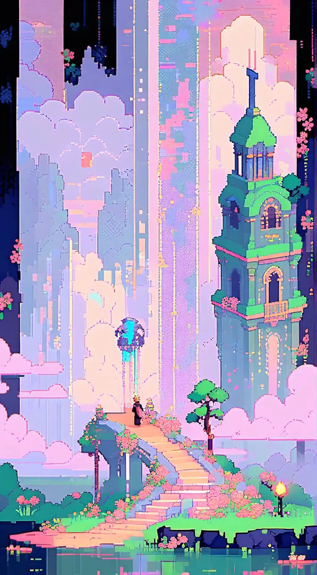 ai character: Phone pass HB background