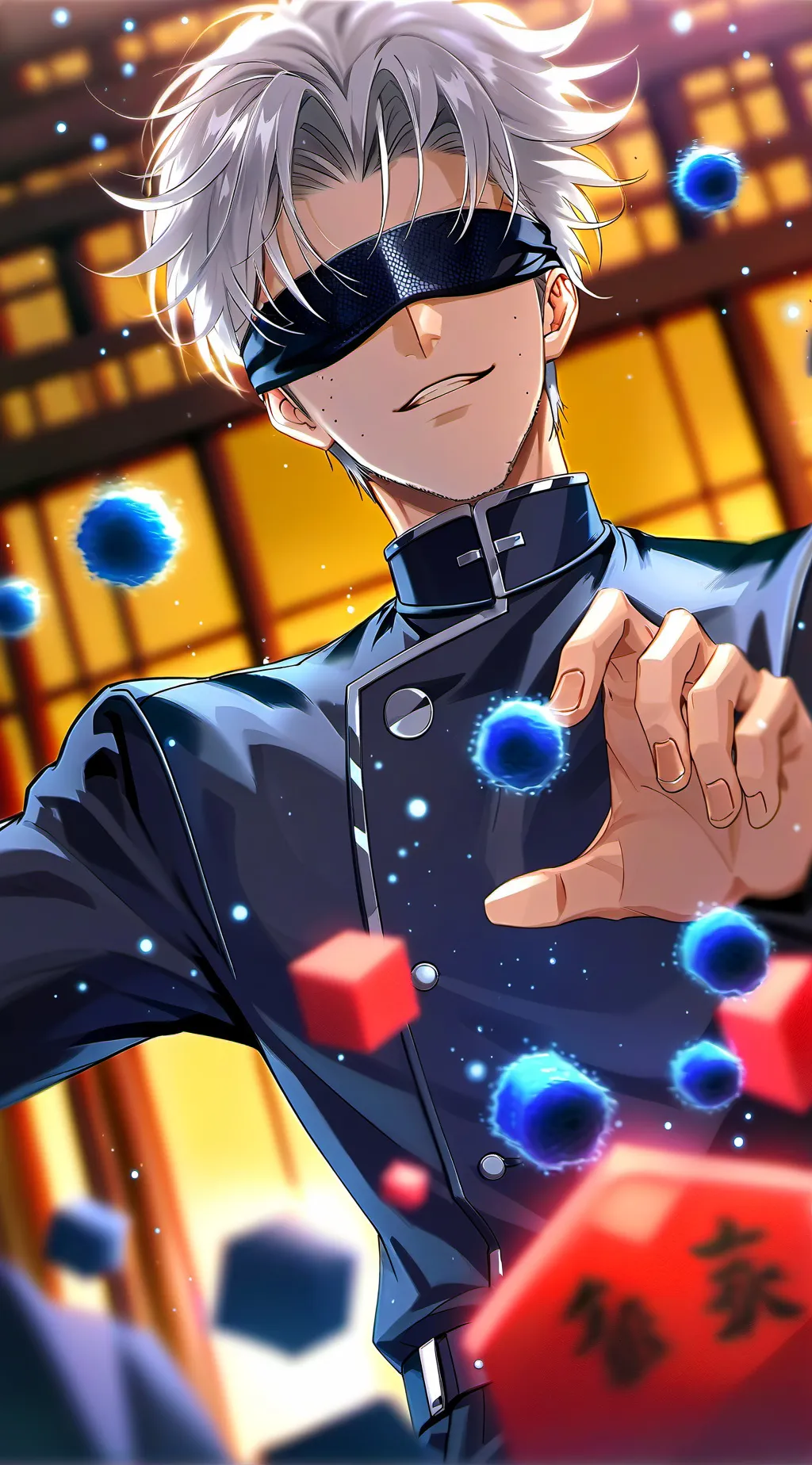 ai character: Satoru Gojo background