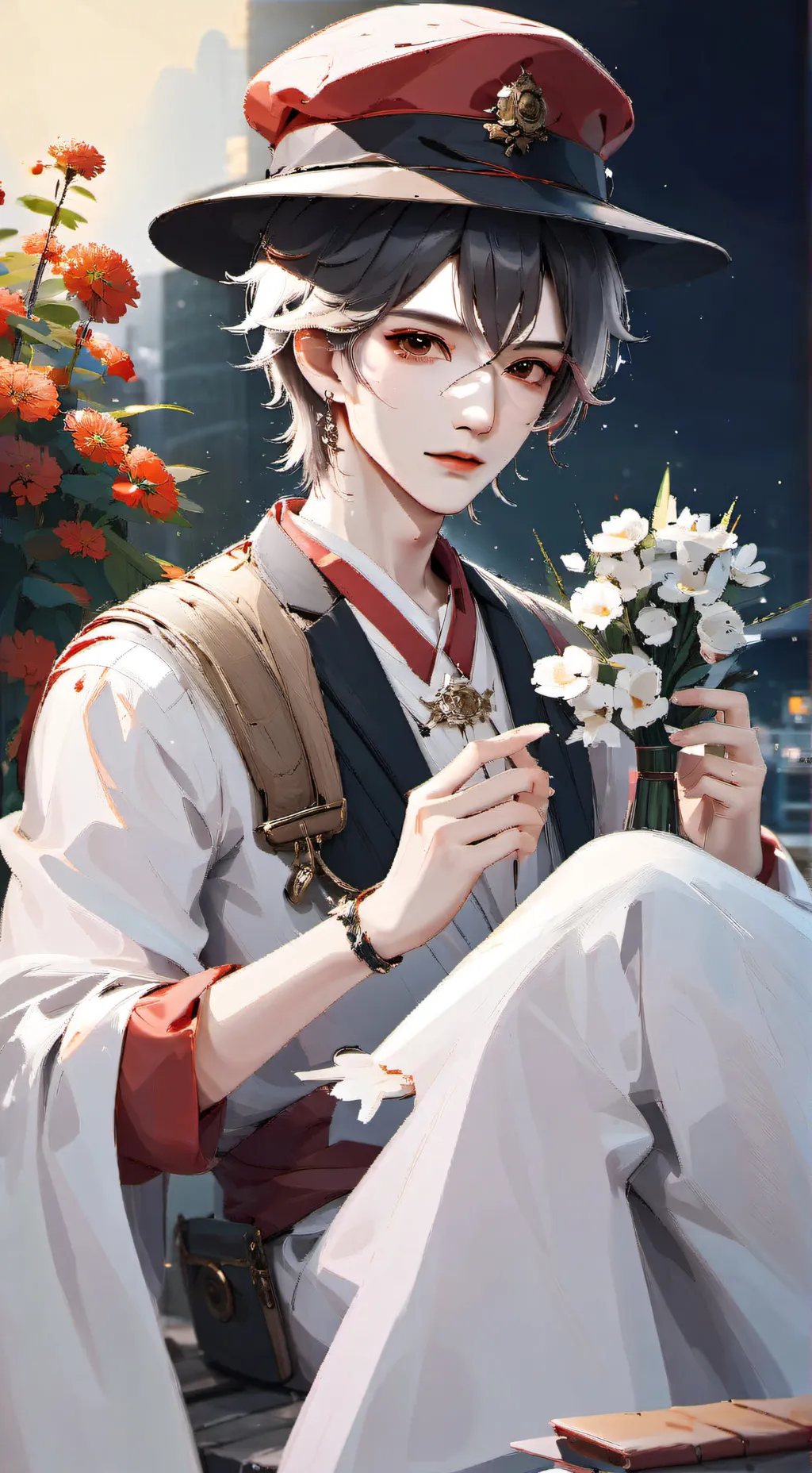 ai character: juego del calamar background