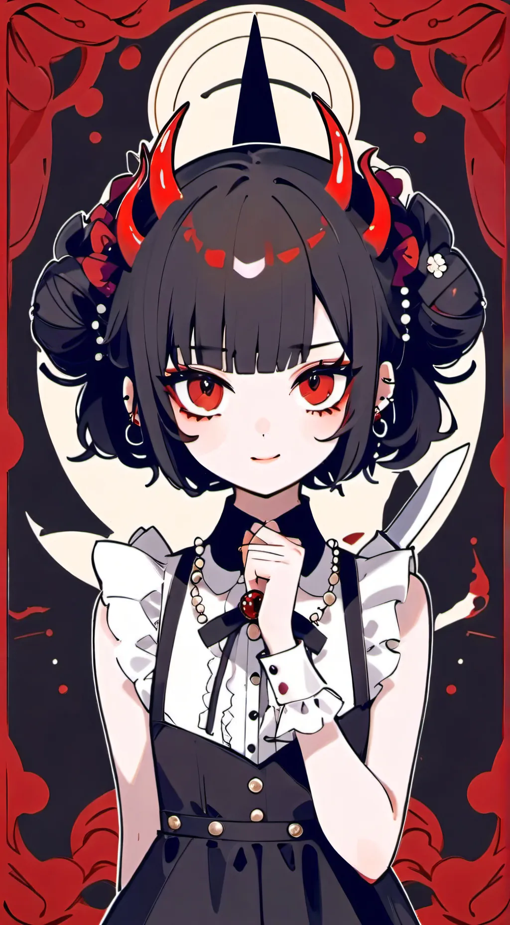 ai character: SHIZUE🔪🩸 background