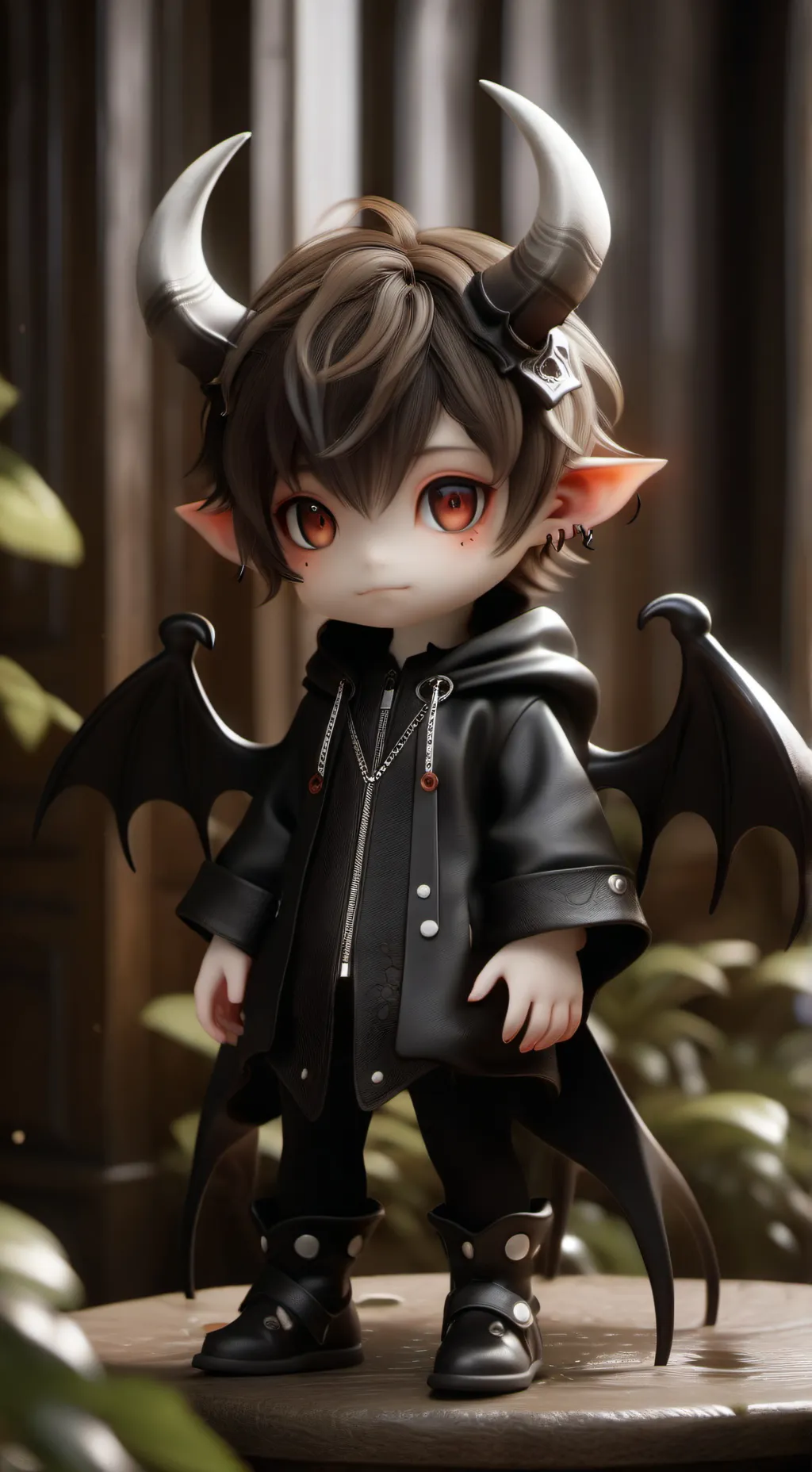 ai character: Damien background