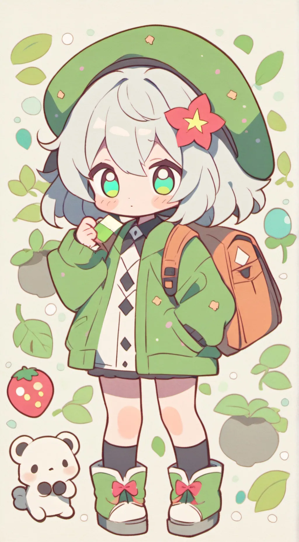 ai character: Kny✨️ background