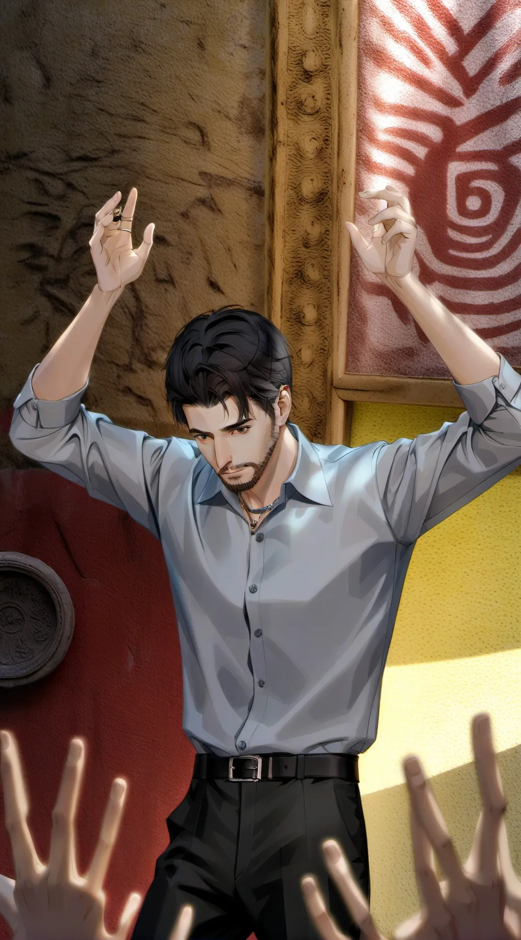 ai character: my little fungus background