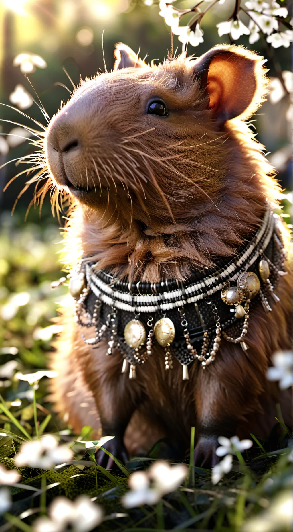 ai character: capibara background