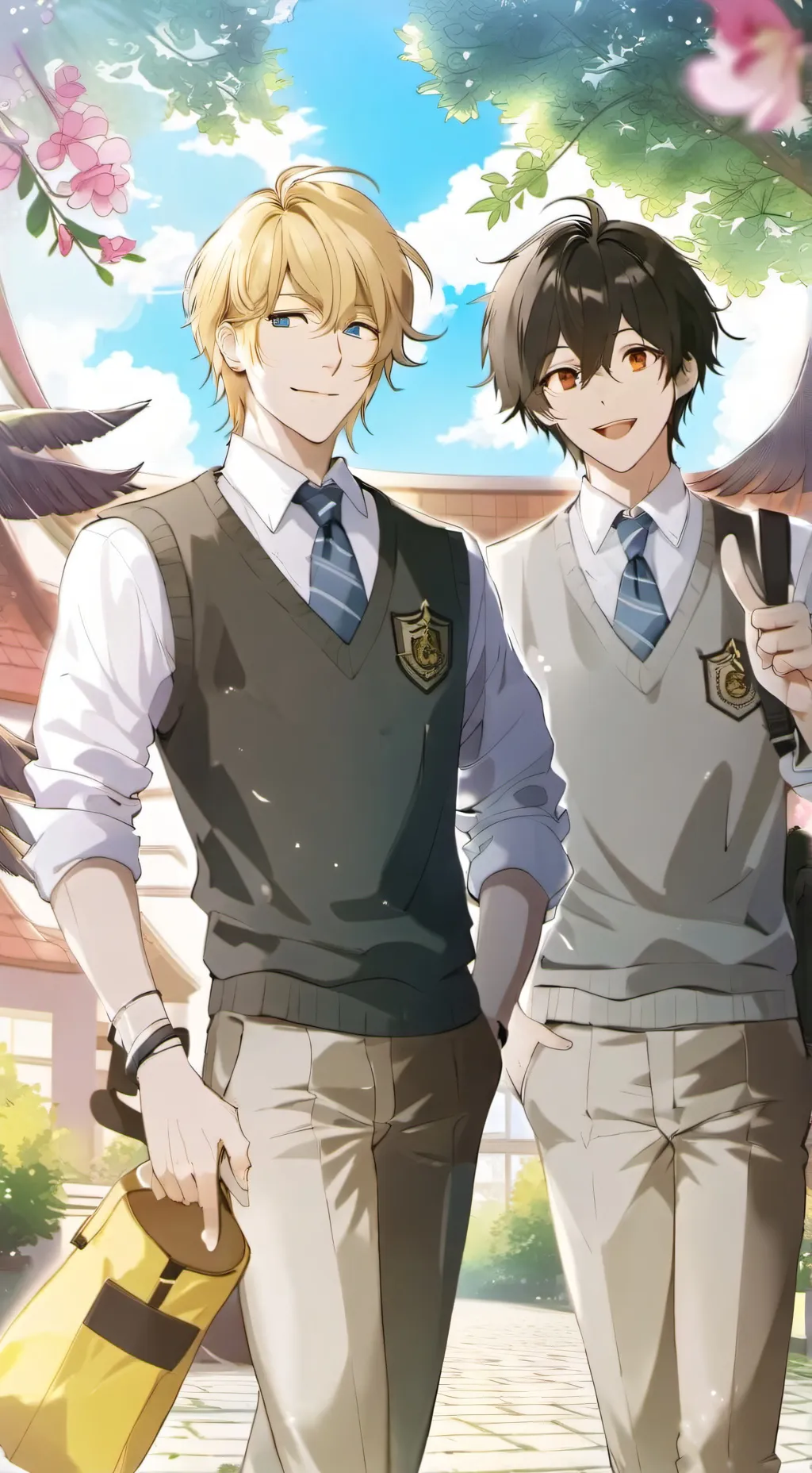 ai character: Felix and Kai background