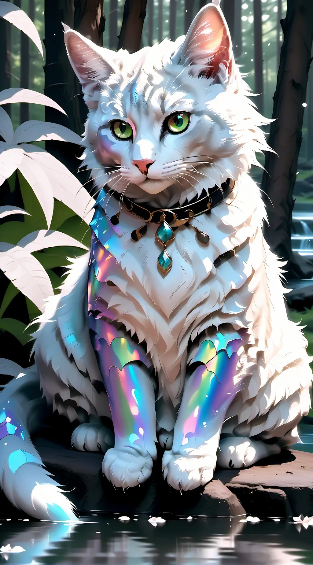 ai character: Gatos guerreros background