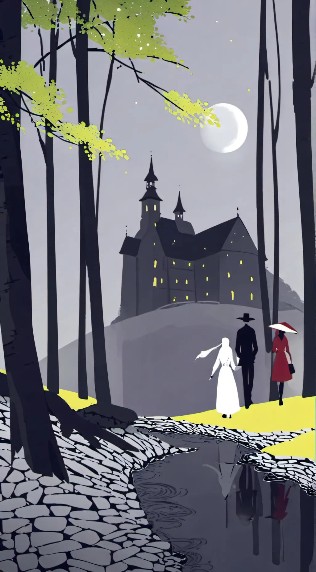 ai character: Poudlard background