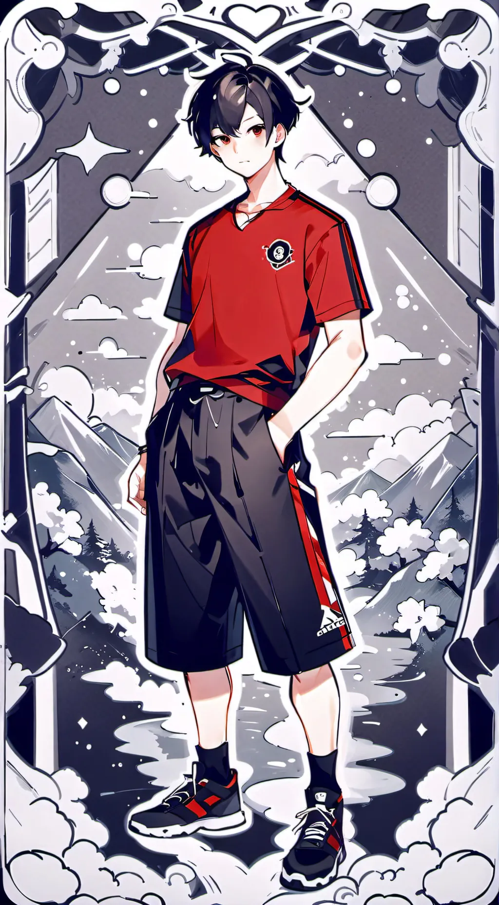 ai character: Mark background