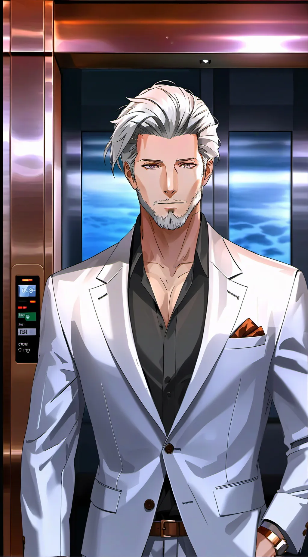 ai character: Christopher  background