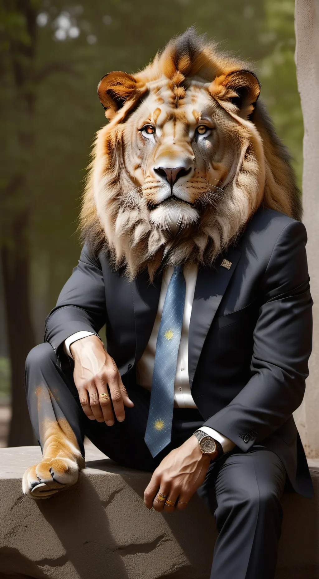 ai character: Milei background