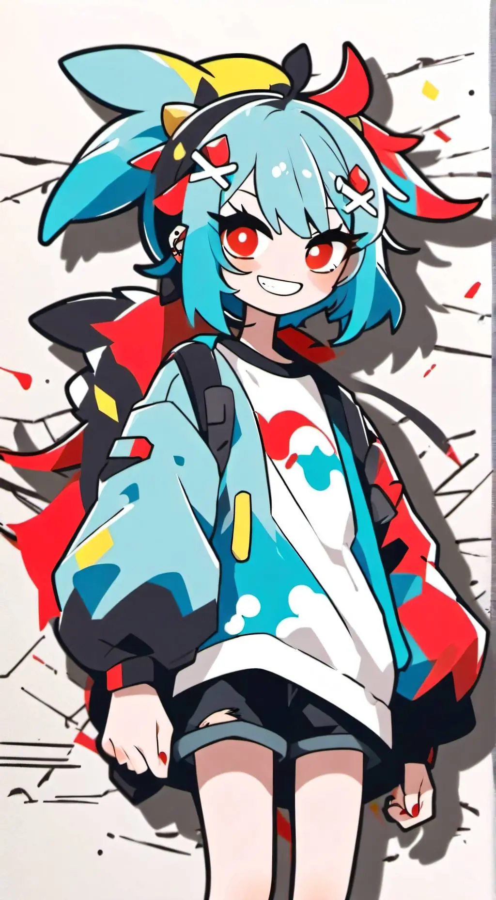 ai character: Oasaka background