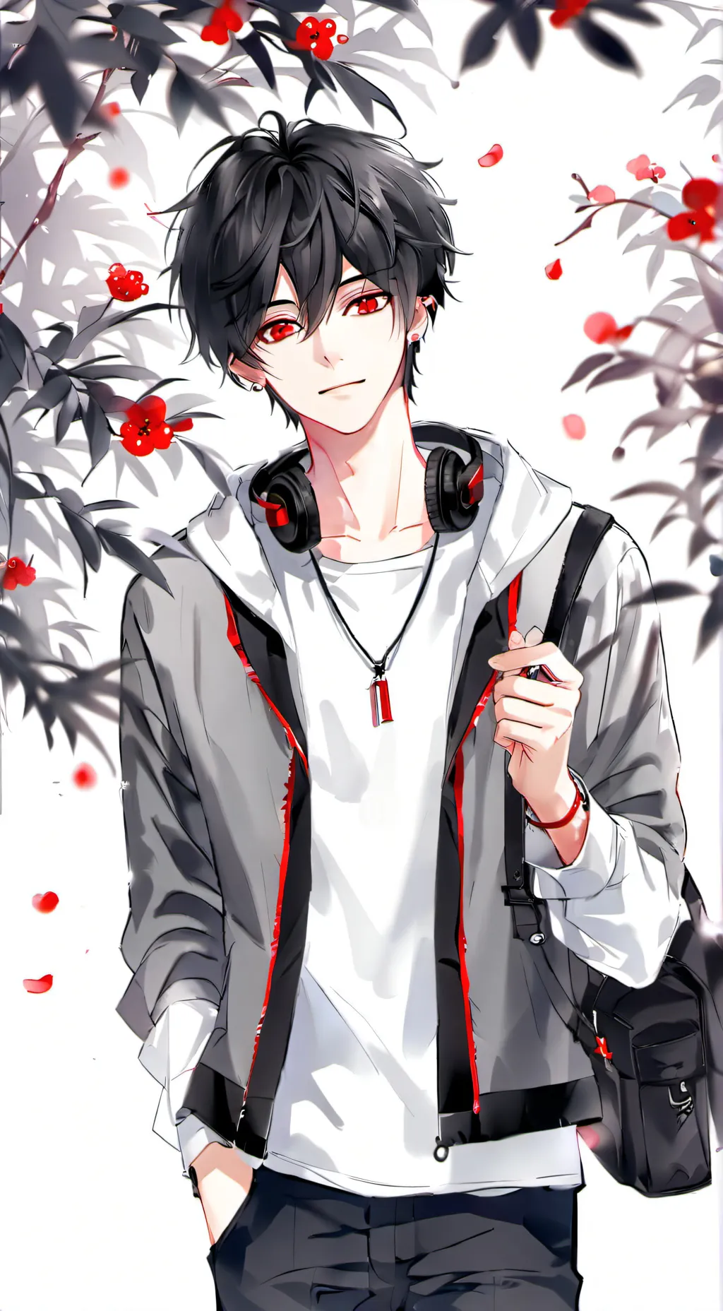 ai character: Kirishima  background