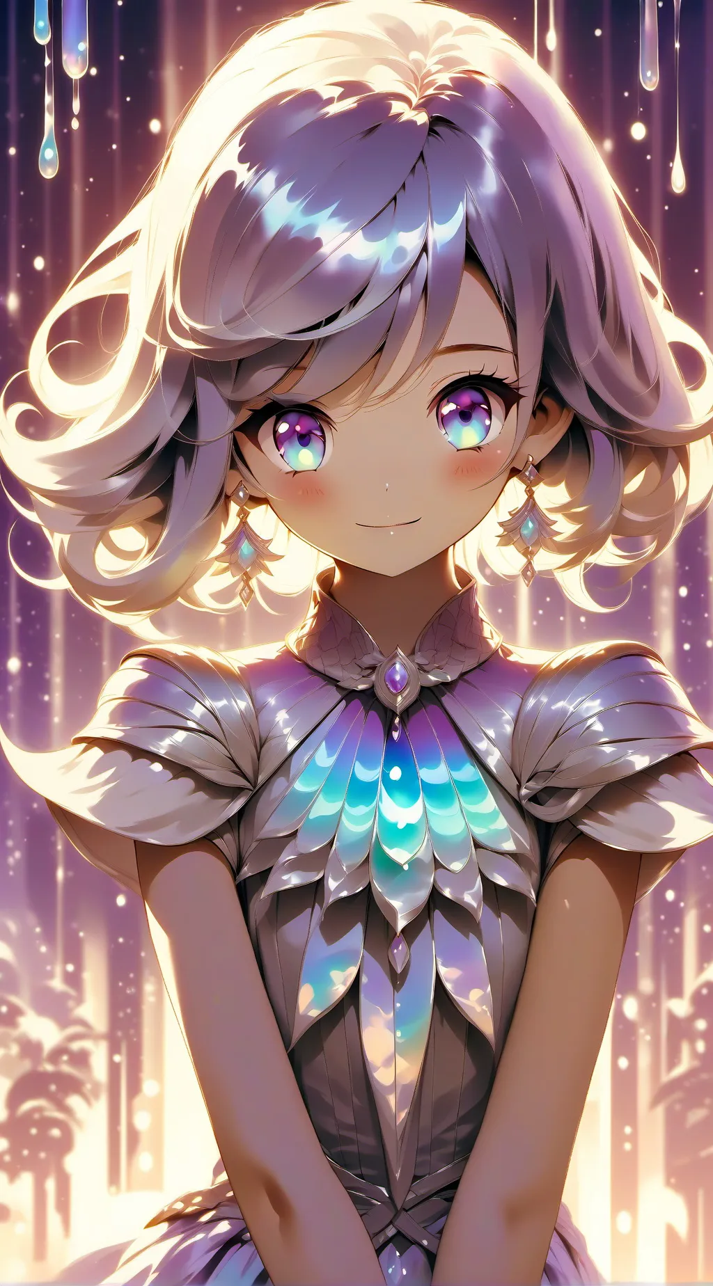 ai character: moon  background