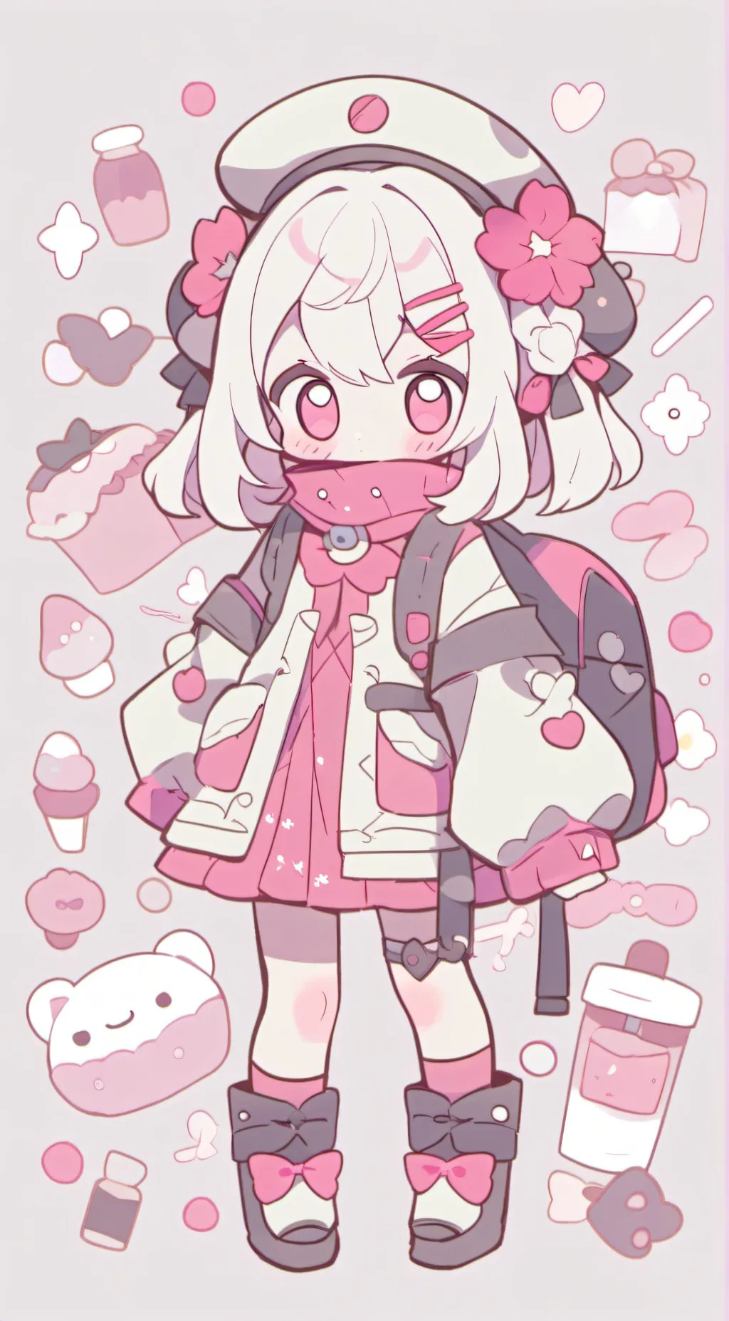 ai character: 3D x sleepover  background