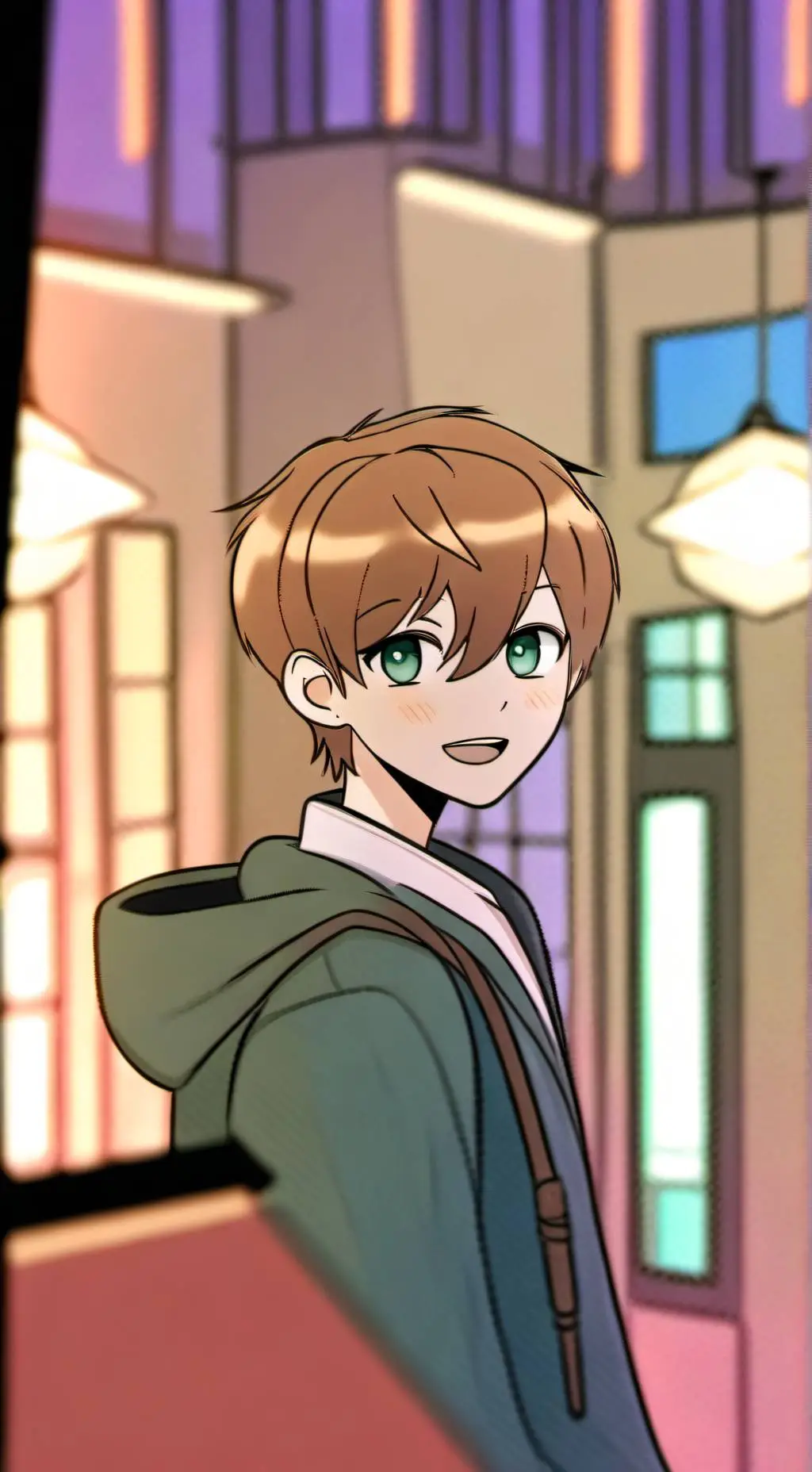 ai character: Michael  background