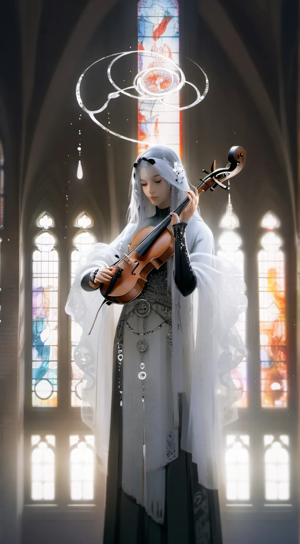 ai character: Aria background