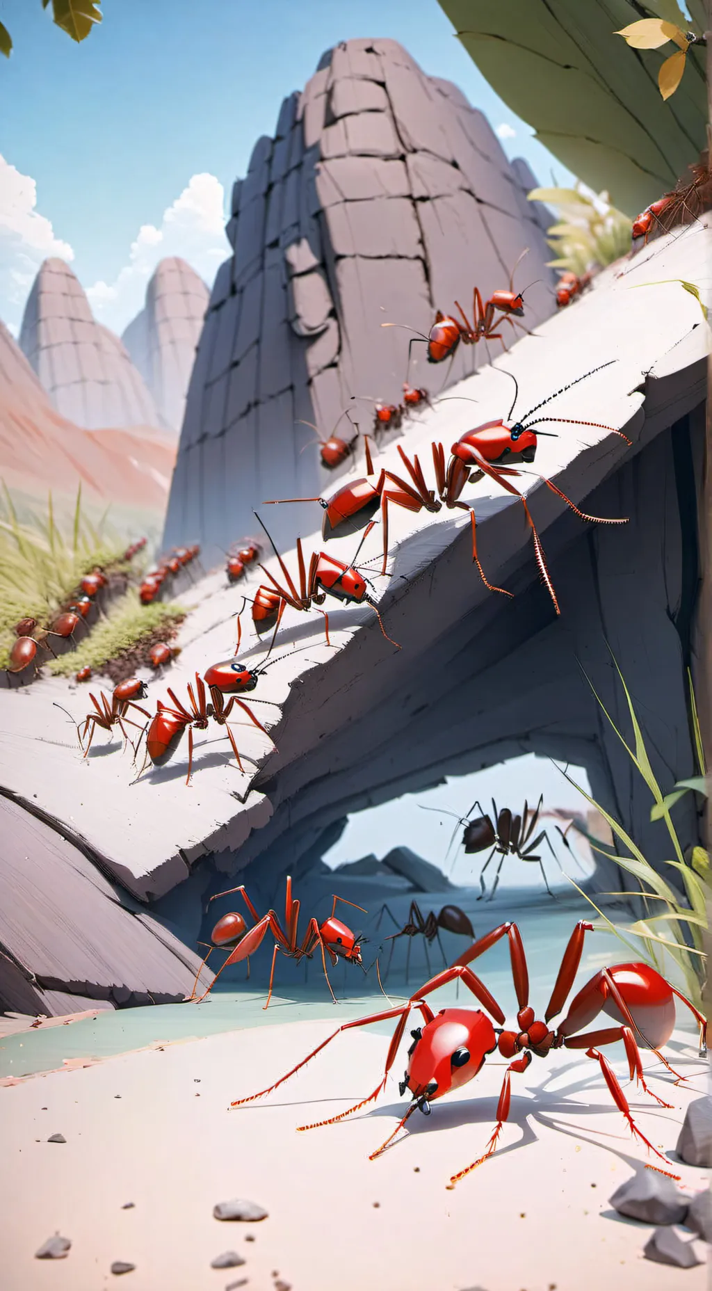ai character: the ants background